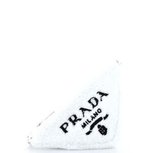 Prada Triangle Logo Zip Crossbody Small